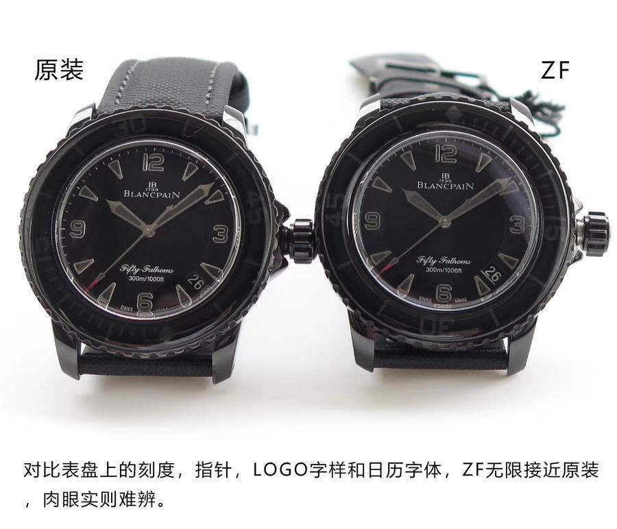 复刻表宝珀五十噚 ZF宝珀五十噚“黑武士”5015-11C30-52版 第20张