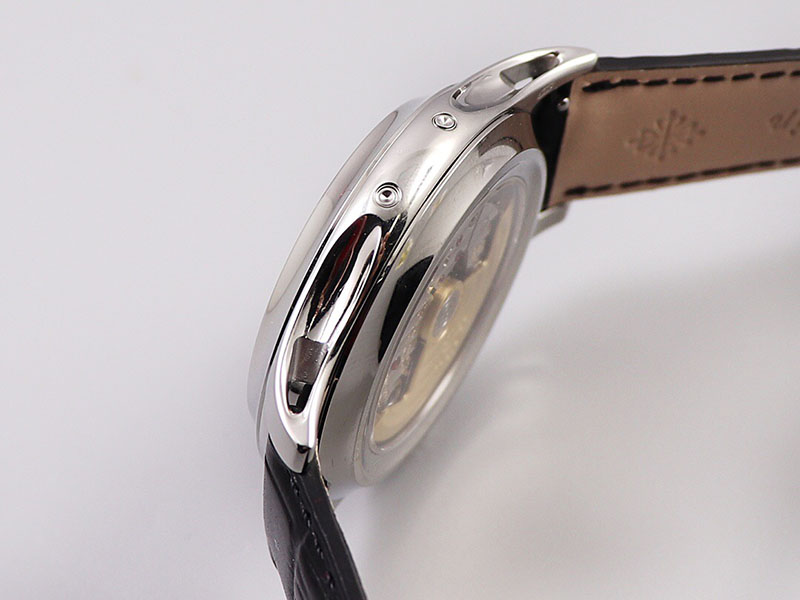 高仿百达翡丽手表-PATEK PHILIPPE 复杂功能计时系列5205G-001 腕表 银白表盘 第2张
